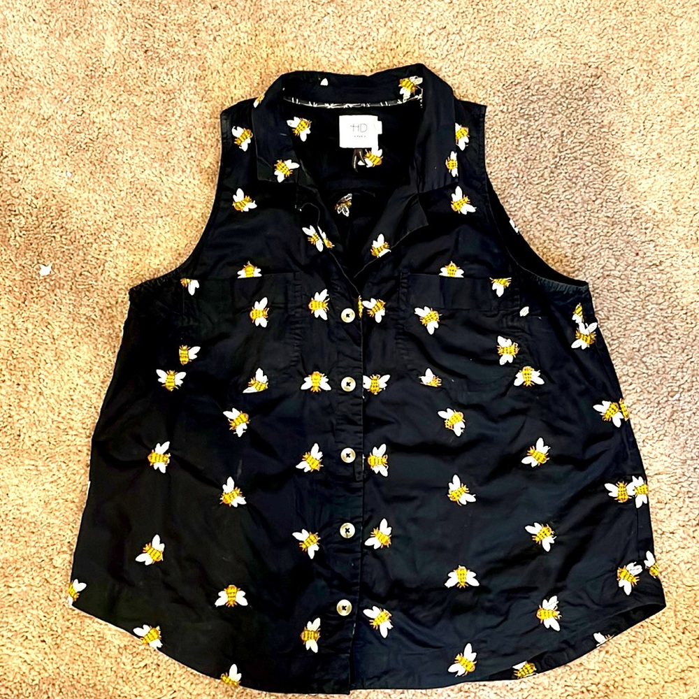 Anthropologie Bumblebee Top